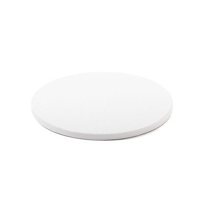 CAKE BOARD TONDO Ø 60 x H 1,2cm - Vassoio Argentato -  Piatto SottoTorta rigido