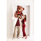 Pallone PALLONCINO orso ORSETTO e fiocco rosso - per party amore 75x84 cm