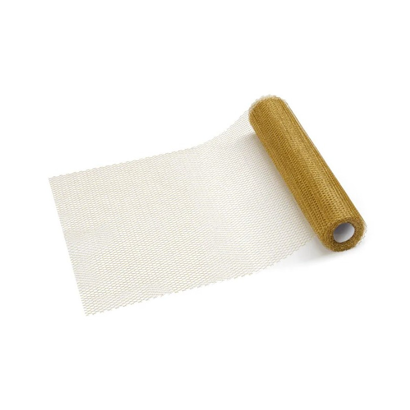 RUNNER decorativa rete ORO decoro tavola - 36cm x 9mt