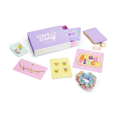 Scatola regalo Girl Gang Goodie Box mista orecchini, collana, stingocoda portamonete