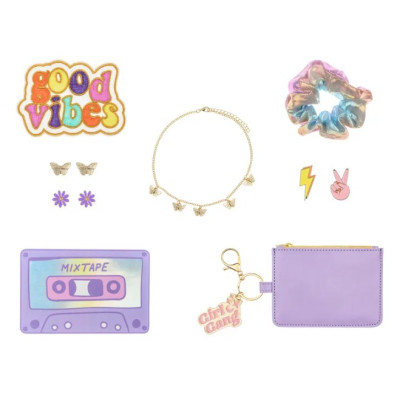 Scatola regalo Girl Gang Goodie Box mista orecchini, collana, stingocoda portamonete