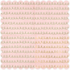 20 Tovaglioli in carta rosa stampa ghirlanda oro con smerlo- 33x33cm