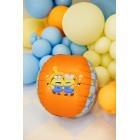 Pallone PALLONCINO in foil MYLAR MINIONS sferico 50 cm