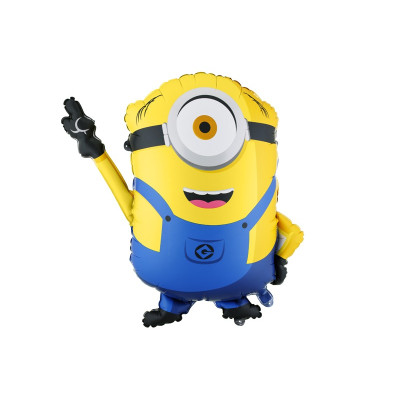 Pallone PALLONCINO  in foil Mlar MINIONS MEL 72X64 cm - sagoma