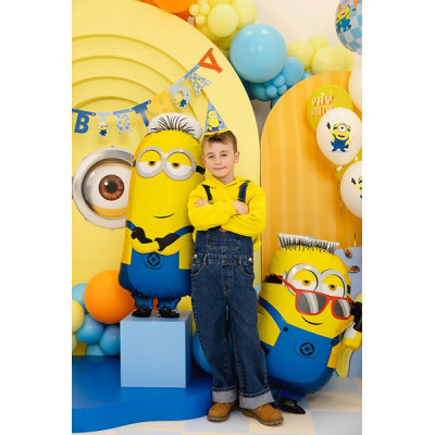 Pallone PALLONCINO  in foil Mlar MINIONS TIM 40X100 cm - sagoma