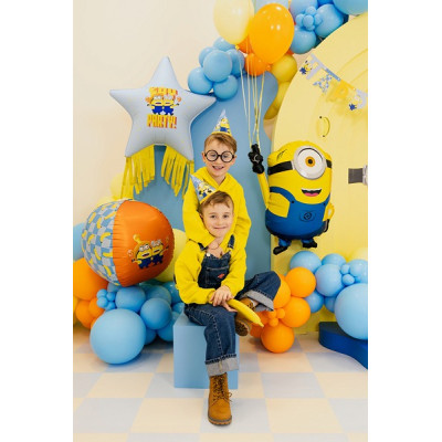 Pallone PALLONCINO  in foil Mlar MINIONS MEL 72X64 cm - sagoma