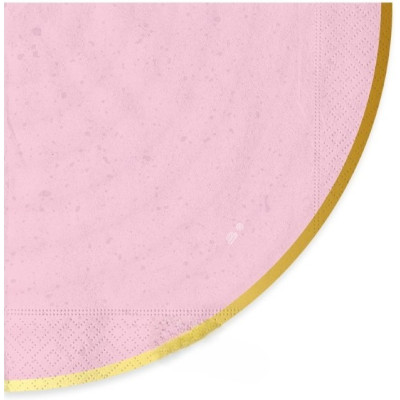 Kit coordinato tavola festa RUSTIC PEONY variante rosa - piatti bicchieri tovaglioli
