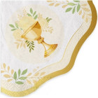 16 Tovaglioli PRIMA COMUNIONE - HOLY 25cm - Tovagliolini in carta piccoli da dessert