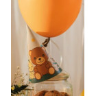 6 cappelli CAPPELLINI Orsetto Teddy Friends by THUN - coni in carta per feste BAMBINI e adulti