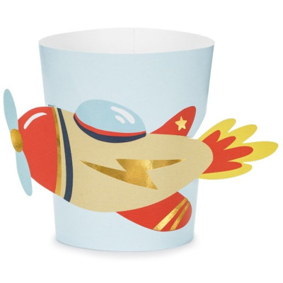 Coordinato tavola AEROPLANO feste bambini piatti cover bicchieri tovaglioli