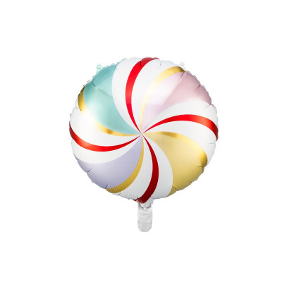 Pallone PALLONCINO CANDY multicolor - gonfiabile ad aria o elio 45CM