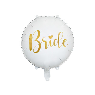 Palloncino BRIDE  per Addio al Nubilato per la SPOSA  - pallone in foil mylar 45cm