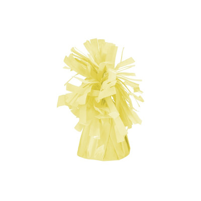 Pesetto PESO centrotavola Ciuffetto colore GIALLO CHIARO - ideale per Palloncini ad Elio