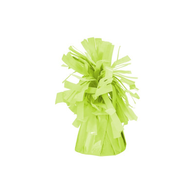 Pesetto PESO centrotavola Ciuffetto colore VERDE CHIARO - ideale per Palloncini ad Elio