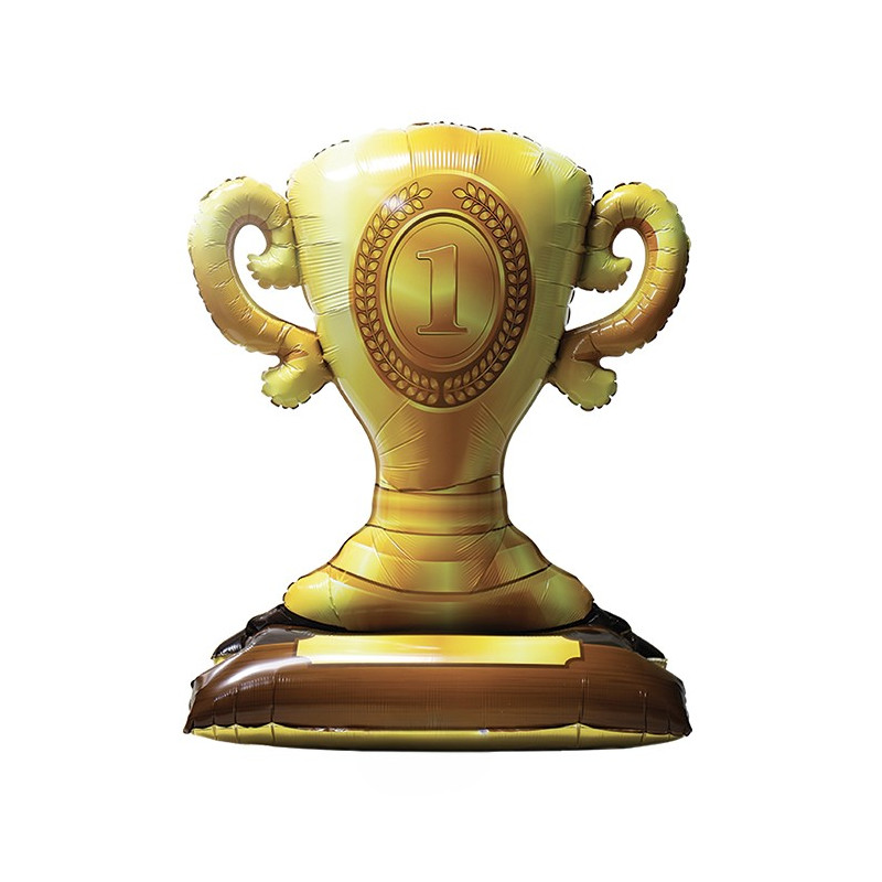 PALLONCINO a forma di TROFEO COPPA - 3D Stand Up- 85X106X43 cm