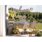 Pallone PALLONCINO orso ORSETTO oro - per party 43x53 cm
