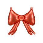 Set 5 Palloncino foil Mylar FIOCCO ROSSO - gonfiabile ad aria 25,5X25 cm