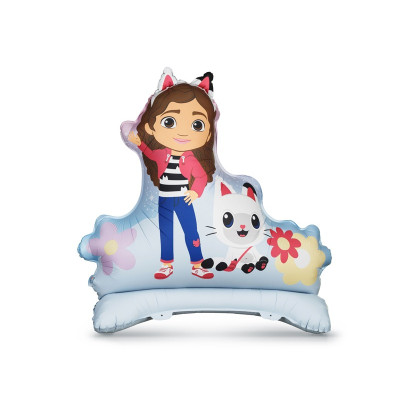 Pallone mylar GAABBY'S DOLLHOUSE con base per rimanere in piedi 92x90,5 cm