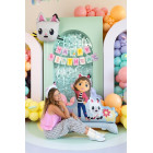 Pallone mylar GAABBY'S DOLLHOUSE con base per rimanere in piedi 92x90,5 cm