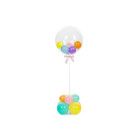 Supporto in plastica per palloncini per alloggiare 1 palloncino- altezza 72 cm