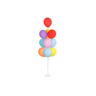 Supporto in plastica per palloncini per alloggiare 13 palloncini. Altezza 1,6mt