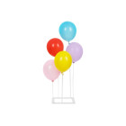 Supporto in plastica per palloncini per alloggiare 5 palloncini.