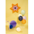 Supporto in plastica per palloncini per alloggiare 5 palloncini.