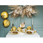 Palloncino foil mylar 50 ANNI colore ORO - gonfiabile ad aria o ad elio - 45 cm
