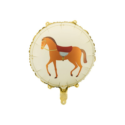 Pallone PALLONCINO in Mylar stampa CAVALLO 35 cm