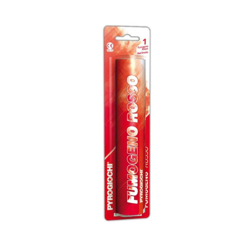 FUMOGENO colore ROSSO Durata 40/60 secondi circa
