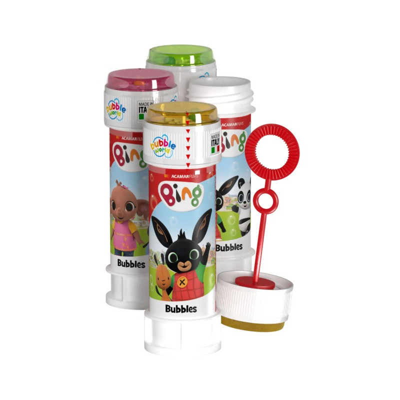 1 tubetto con liquido per Bolle di Sapone BING assortito casuale - 60ml