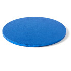 CAKE BOARD TONDO Ø 35 x H 1,2cm - Vassoio BLU - Piatto SottoTorta rigido