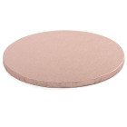 CAKE BOARD TONDO Ø 35 x H 1,2cm - Vassoio ROSA ANTICO - Piatto SottoTorta rigido