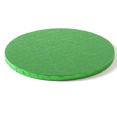 CAKE BOARD TONDO Ø 35 x H 1,2cm - Vassoio VERDE - Piatto SottoTorta rigido