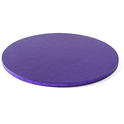 CAKE BOARD TONDO Ø 35 x H 1,2cm - Vassoio VIOLA - Piatto SottoTorta rigido
