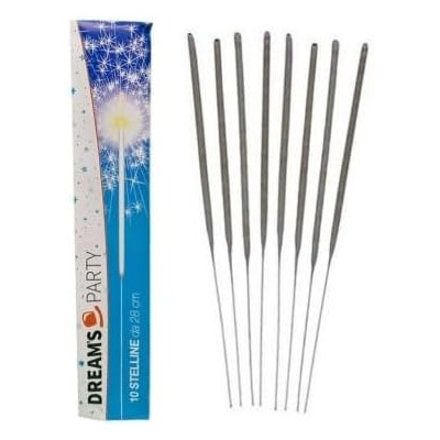 150 SCINTILLE 28cm stelline bastoncino luminoso fontanine matrimonio capodanno