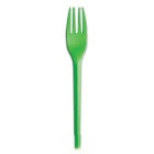 Forchette in CPLA COMPOSTABILI colore VERDE - confezione da 20 forchette