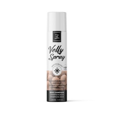 Colorante Alimentare BEIGE CHAMPAGNE Spray Professional Effetto Vellutato - 250ml