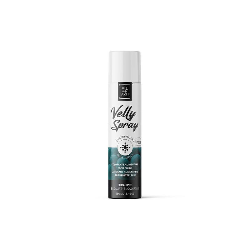 Colorante Alimentare EUCALIPTO Spray Professional Effetto Vellutato - 250ml
