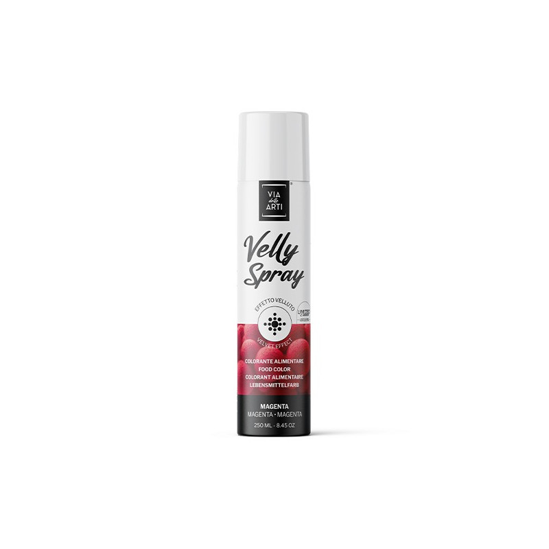 Colorante Alimentare MAGENTA Spray Professional Effetto Vellutato - 250ml