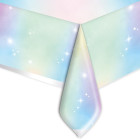Tovaglia in plastica RAINBO MULTICOLOR con stampa mini stelle multicolor 140X270cm