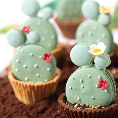 30 Fiorellini in ZUCCHERO ROSSI per decorazione torte e dolci - 1 cm