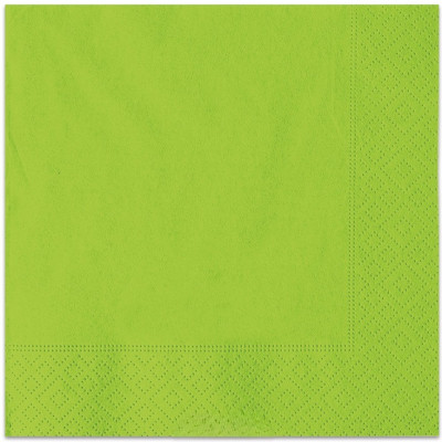 40 Tovaglioli di Carta VERDE MELA - 33x33cm - Ecolor pura ovatta di cellulosa