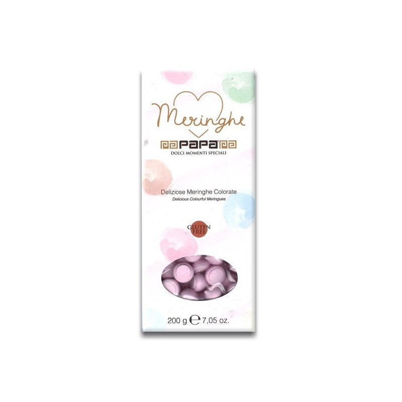 MERINGHE meringhette in Zucchero ROSA 200 gr - per decori torte e dolci