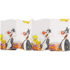 Tovaglia piegata TWEETY e SILVESTRO  in carta 120x180cm - compleanno festa bambini