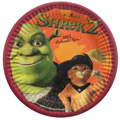 Coordinato tavola SHREK feste bambini piatti bicchieri tovaglioli - 40 pezzi