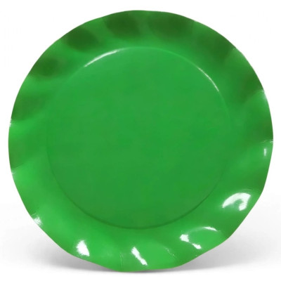 5 Sottopiatti Ø32,4cm VERDE PRATO piatto MAXI sottopiatto in carta monouso