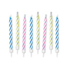 10 candele CANDELINE MAGICHE multicolor spegni e riaccendi per torte compleanno H 6 cm