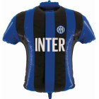 Pallone Palloncino in Mylar MAGLIETTA con stemma e scritta INTER Blu Nero - 63x65 cm