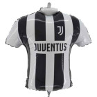 Pallone Palloncino in Mylar MAGLIETTA con stemma e scritta JUVENTUS Bianco Nero - 63x65 cm